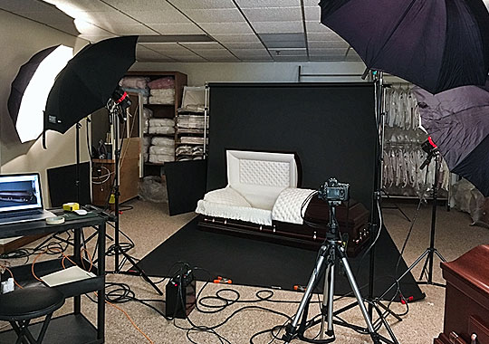 Casket Photo Shoot